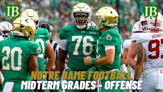 Notre Dame Midterm Grades - Irish Offense Is Heating Up