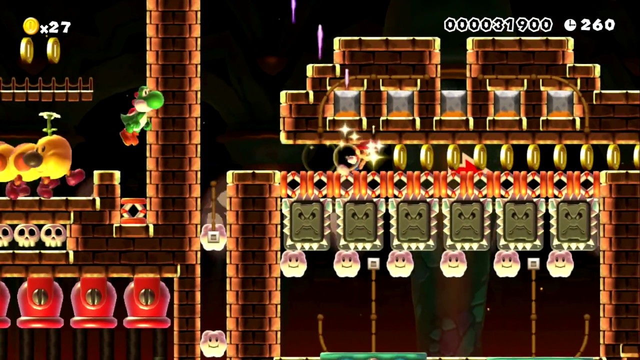 Playing on rails - [MERIPO-22] by Juandjo - SUPER MARIO MAKER - NO ...