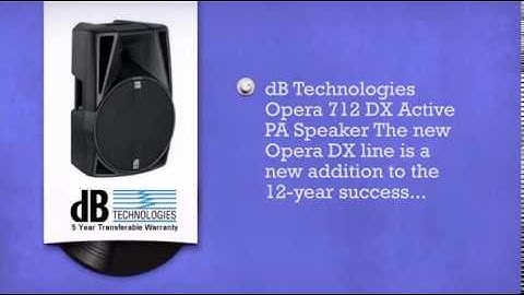 db Technologies Opera 712DX - DJkit.com