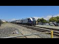 Late Amtrak Capitol Corridor #537 at Hearst Ave with #2123 SC-44, #920 F40PH-2C, and #6964 Cab Car