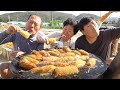 직접 만들어 가마솥에 튀긴 수제 핫도그!! (Homemade Hotdog cooked in a cauldron) 요리&먹방!! - Mukbang eating show