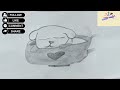 Drawing of puppy in cup. How to draw easy puppy in cup. Pencil art #simar_saini
