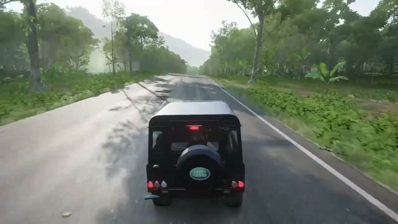 Land Rover Defender 90 | Offroading | Forza Horizon 5 | Logitech g923 gameplay