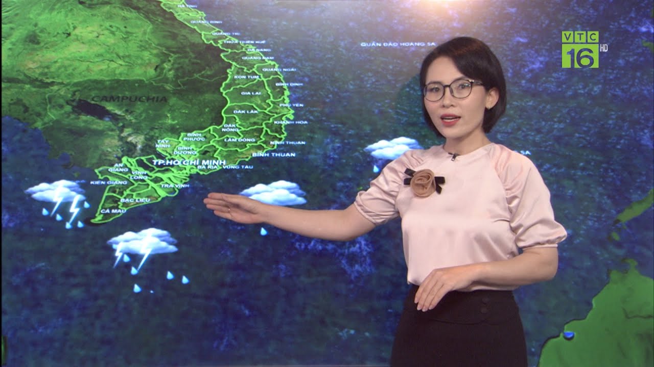 Dự báo thời tiết hôm nay, ngày mai 16/07/2022 | Khu... - youtube