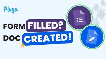 How to connect Google Forms with Google Docs - FORMS to DOCS in MINUTES ✨