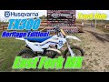 2023 husqvarna tx300 heritage edition review track ride at east fork mx