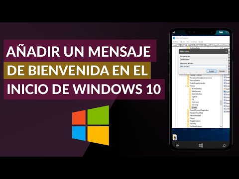 Cómo Añadir un Mensaje Personalizado o de Bienvenida en el Inicio de Windows 10