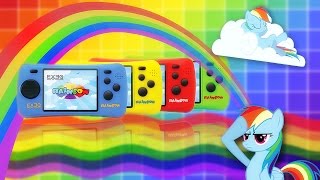 Сборник из 111 видеоигр в детской приставке EXEQ Rainbow