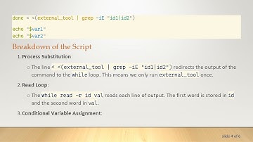 How to Store Multiple Lines of Output in Separate Variables with Bash