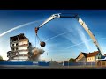 Building Demolition - Controlled Demolition, demolition crane operating a wrecking ball