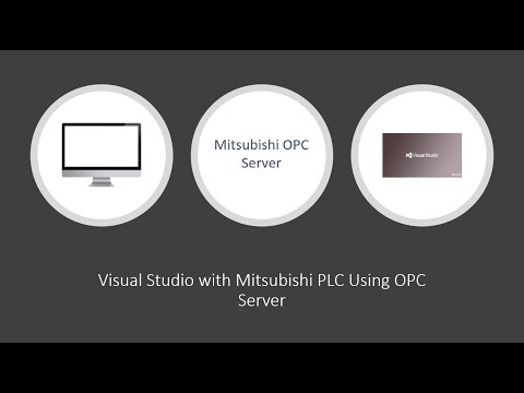 Mitsubishi PLC to Visual Studio Using MX OPC Server with VB NET