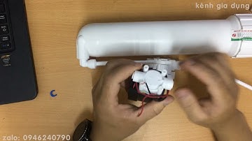 cấu tạo và chức năng của van nước thải (F300) trong máy lọc nước RO