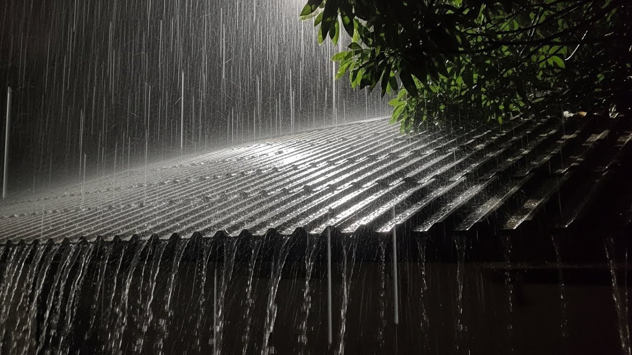 Heavy Rain & Thunder Sounds for Fast Sleep, Rest & Night Relaxation #20