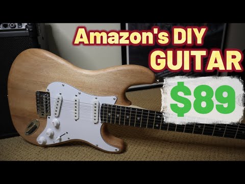 DIY Strat on Amazon for only $89? But is it good? Checking out the new Fesley electric guitar kit!