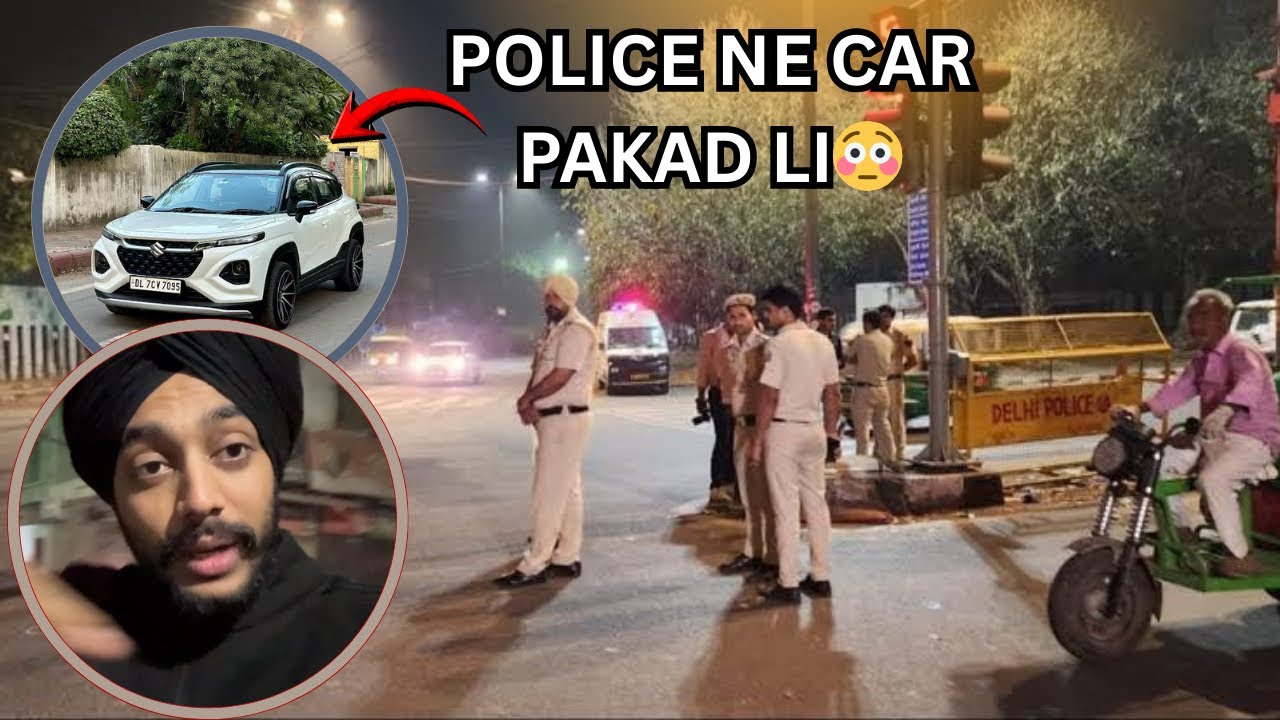 POLICE NE CAR ROKLI 🚓🚨| khadingo bethingo vlog*