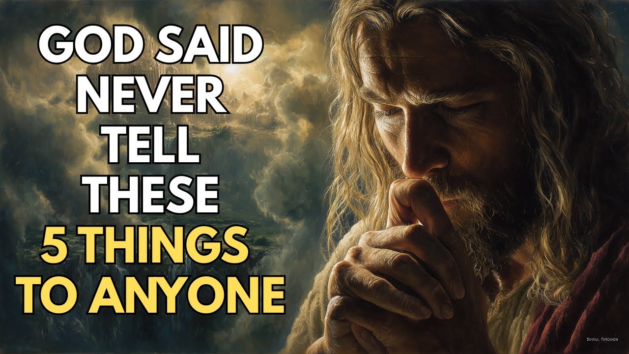 God Said NEVER Tell These 5 Things to Anyone | Biblical Wisdom - YouTube