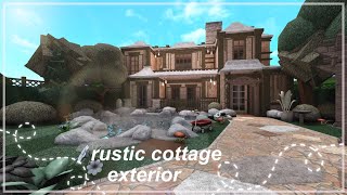 Rustic Cottage Exterior || Bloxburg Build || Nixilia :)