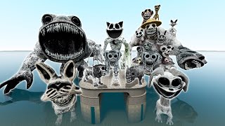 FLATWATER ALL UPDATE ZOONOMALY MONSTERS & POPPY PLAYTIME 3 FAMILY SPARTAN KICKING in Garry's Mod