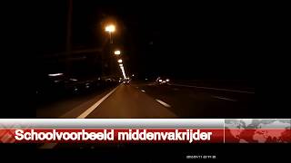 Schoolvoorbeeld Middenvakrijder