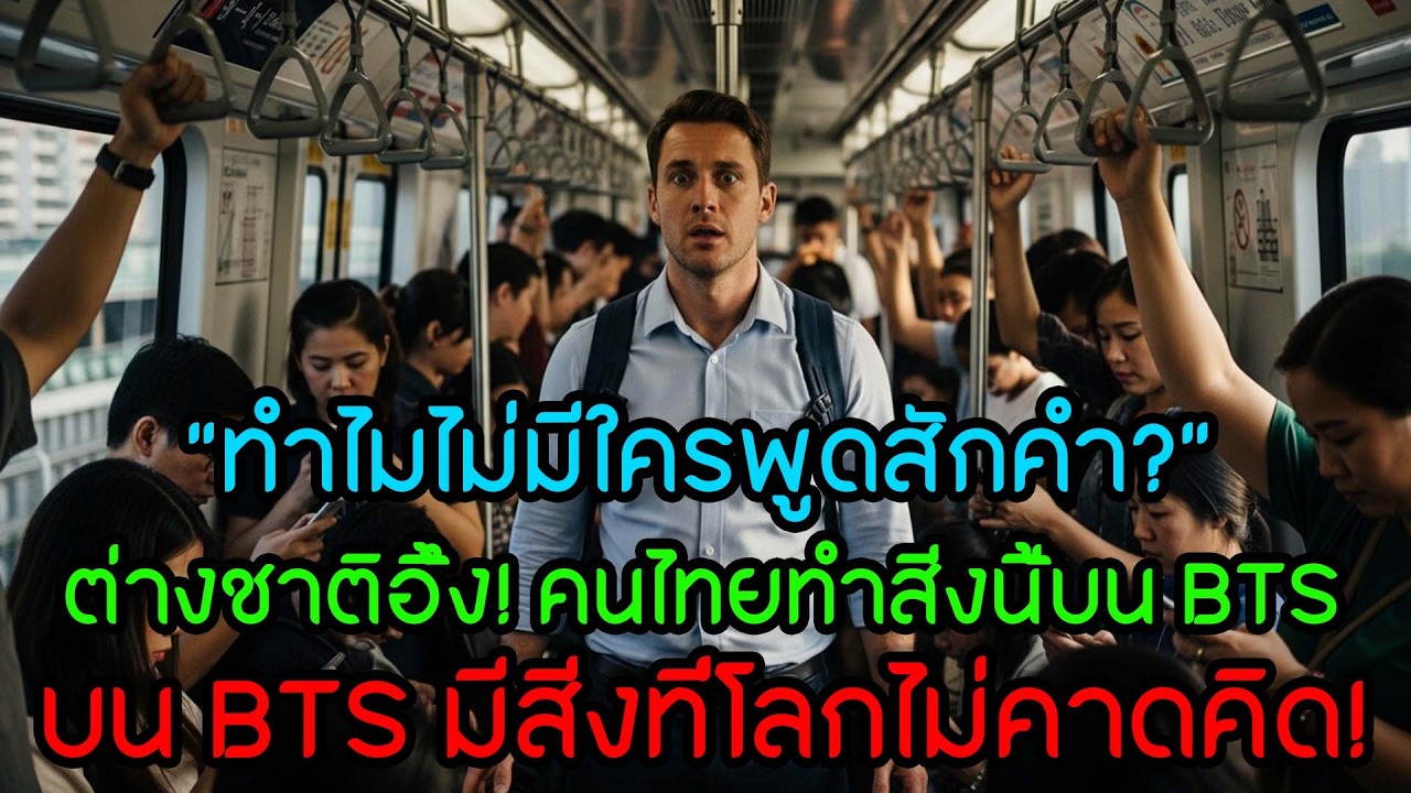 ต่างชาติช็อก! คนไทยบน BTS ทำสิ่งที่ไม่มีใครกล้าทำในประเทศอื่น!