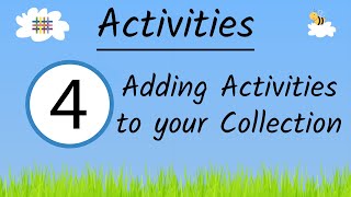 Add an activity to your activities collection