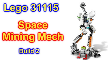 LEGO Creator 3in1 Space Mining Mech 31115  Build #2 Unbox Speed