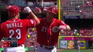 STL@CIN: Reds strike first on Frazier's 33rd homer