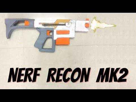 How to make Nerf recon MK 2 gun | With Cardboard | Attractive arts ...