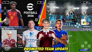 eFootball PES 2026 PPSSPP Android Offline PS5 Camera | eFootball 2027 PSP Full Update & New UCL