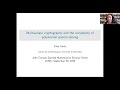 Multivariate Cryptography and Polynomial Systems Complexity by Elisa Gorla (University of Neuchatel)