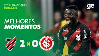 ATHLETICO-PR 2 X 0 INTERNACIONAL | MELHORES MOMENTOS | 20ª RODADA BRASILEIRÃO 2026 | ge.globo