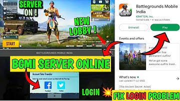 FINALLY 😍 BGMI SERVER Resume Login SUCCESS | Bgmi Login Problem Solve| Bgmi Server is Not Online Yet