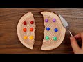 Acrylic Painting on Broken Wood｜Painting Tutorial (1204)