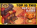 Top 10 Best Th10 WAR Base With LINKS | Th10 Anti 3 Stars WAR Base | Best Th10 War Base 2020 | COC |