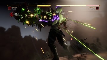 MK11 ~ Spawn (Super Combo + Krushing Blow + Fatal Blow)