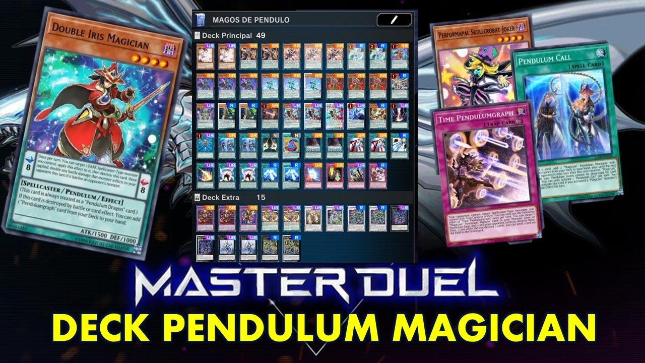 DECK PENDULUM MAGICIAN (ARC V) DECK MAGOS DE PENDULO. DECK REY SUPREMO