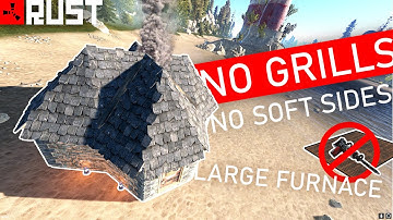 A Large Furnace Base with NO FLOOR GRILLS (yes, fully covered) // Rust Building
