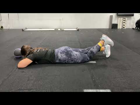 Prone Mini Band Hamstring Curl