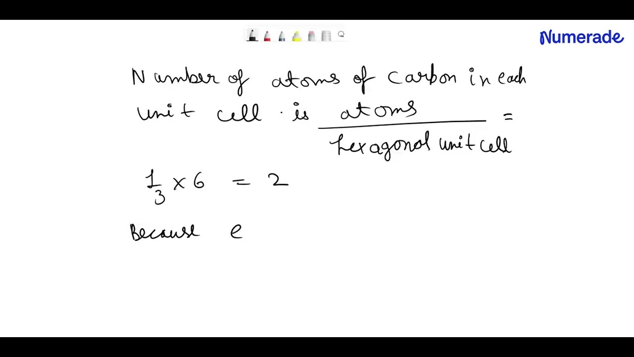 Graphene is a 2D crystal with carbon atoms arranged in a honeycomb structure as shown below. Using …