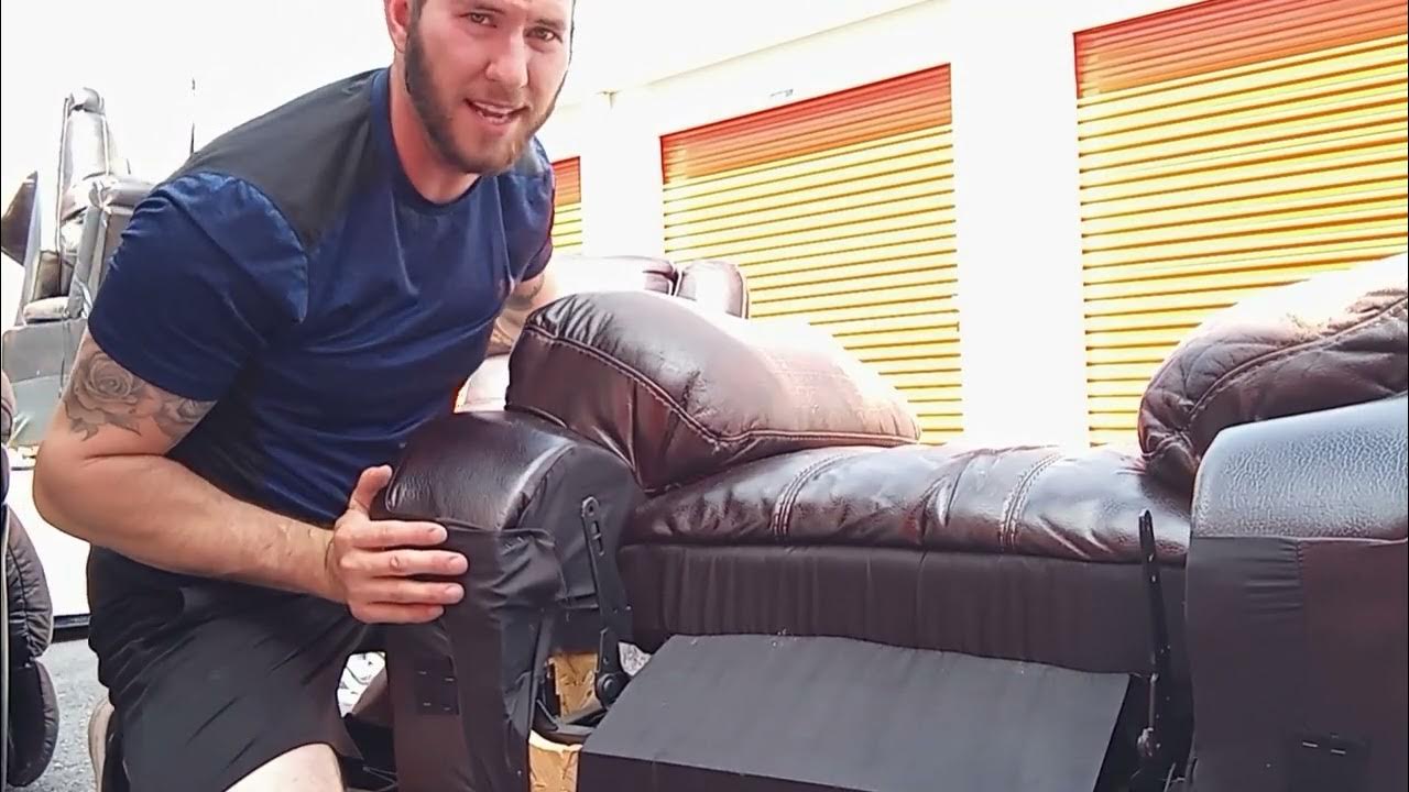 How To Remove Couch Sections With A Dolly! YouTube