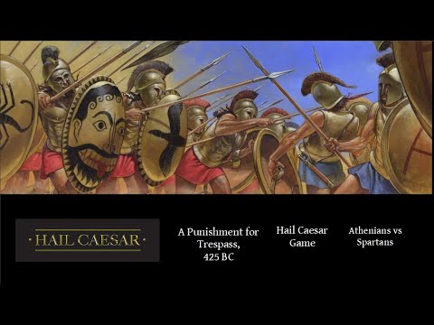 Hail Caesar Battle Report- Athens vs Sparta
