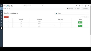 Duplicate Handling In Vtiger 7