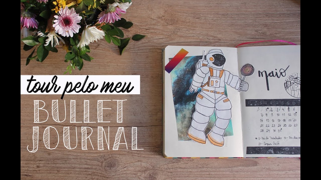 Tour pelo meu bullet journal (bujo with mari) video to gif