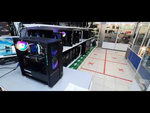 Сборка 1878 _36100₽_ Ryzen 3 3100 / b450m s2h / 16Gb / ssd240 / GTX 1060 / 550W / AZZA IRIS 330 ARGB
