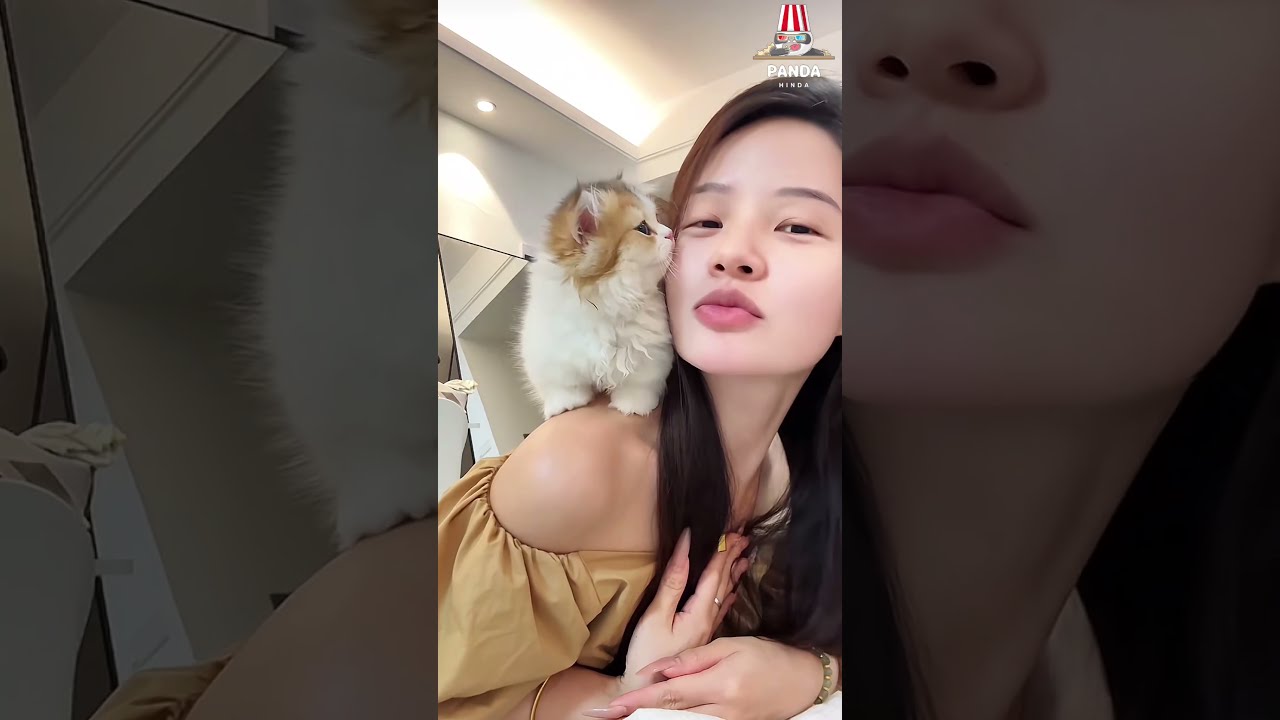 My Kitten Is Very Hungry So She Started Crying Next To Ear Cat Cute Pets