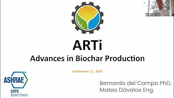 ARTi Advances in Biochar production, Webinar for ASHRAE, 2020-09-11
