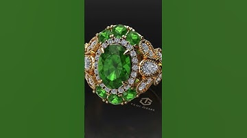 nhẫn nữ hoàng gia kim cương vàng trắng sapphire 6576