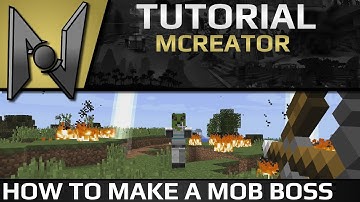 MCreator Tutorial: How to create a mob boss | 1.8.2