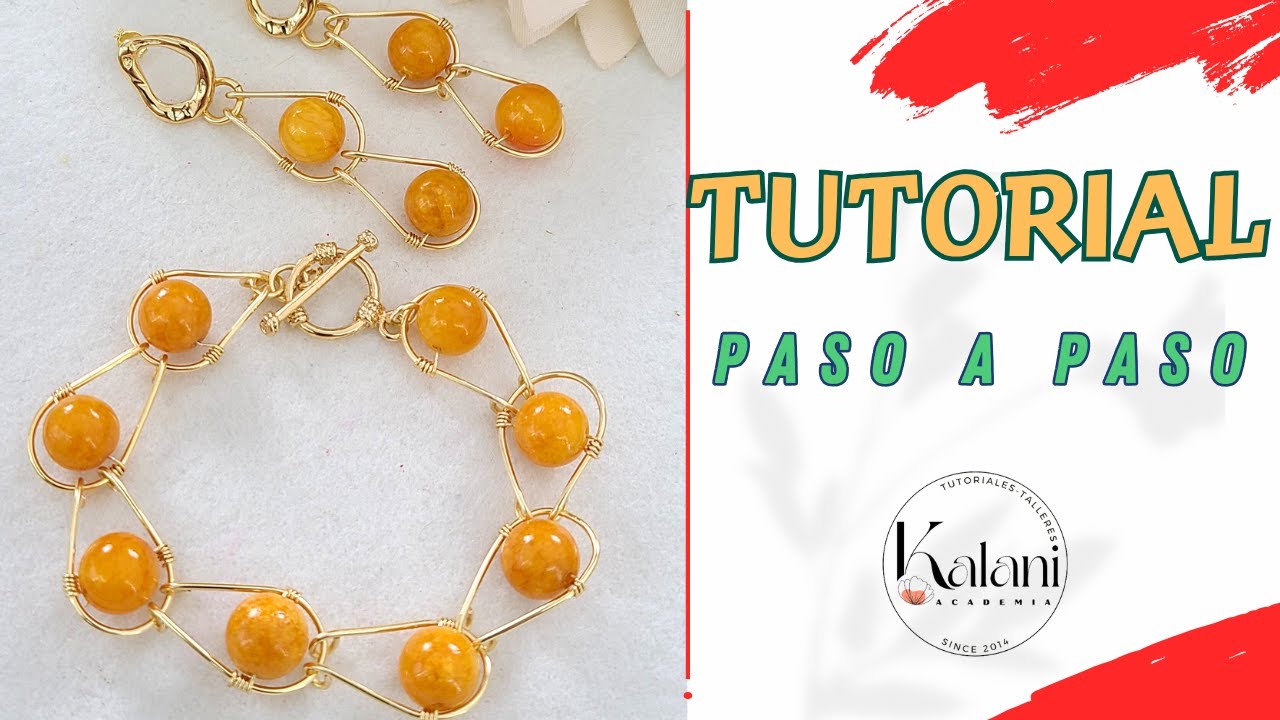 TÉCNICA GOTA EN ALAMBRISMO. COMO HACER JOYAS CON ALAMBRE. TUTORIAL DE ALAMBRISMO FÁCIL Y RÁPIDO 🙌📚