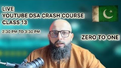 DSA Class 13 | Introduction to Data Structures & Algorithms for Beginners (Urdu/Hindi)